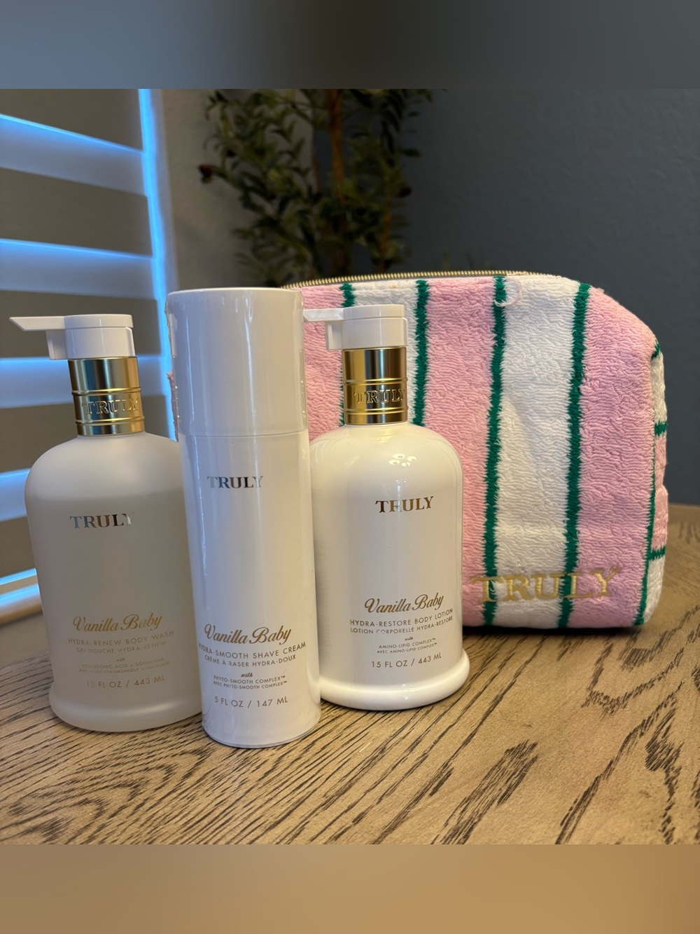Truly Vanilla Baby 4-Pc Gift Set NWT